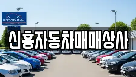 경기 화성시 남양읍 중고차 전문 신흥자동차매매상사