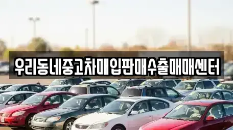 경기도 고양시 덕양구 관산동 중고차매입 전문 우리동네중고차매입판매수출매매센터