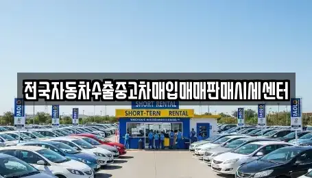 경기도 고양시 덕양구 행주내동 중고차매입 전문 전국자동차수출중고차매입매매판매시세센터