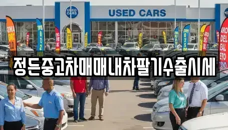 경기도 고양시 일산서구 구산동 중고차매매 전문 정든중고차매매내차팔기수출시세
