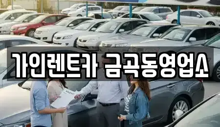 경기도 남양주시 금곡동 렌트카 전문 가인렌트카 금곡동영업소