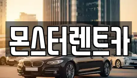 경기도 수원시 권선구 세류동 단기렌트카 전문 몬스터렌트카