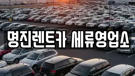 경기도 수원시 권선구 세류동 렌트카 전문 명진렌트카 세류영업소