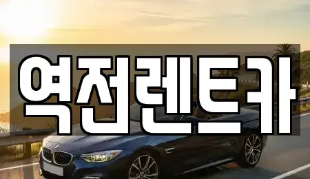 경기도 수원시 권선구 세류동 렌트카 전문 역전렌트카
