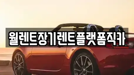 경기도 수원시 권선구 장기렌트카 전문 월렌트장기렌트플랫폼직카