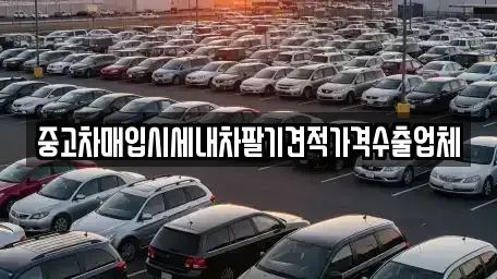 경기도 수원시 권선구 중고차매입 전문 중고차매입시세내차팔기견적가격수출업체