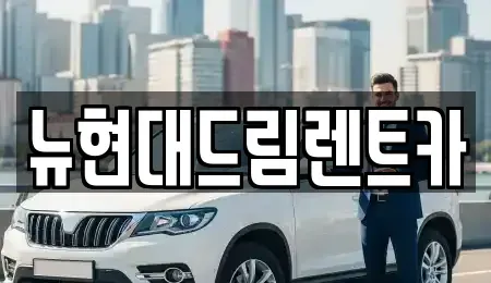 경기도 안산시 상록구 수암동 렌트카 전문 뉴현대드림렌트카