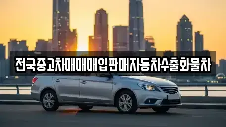 경기도 양주시 광적면 중고차매입 전문 전국중고차매매매입판매자동차수출화물차