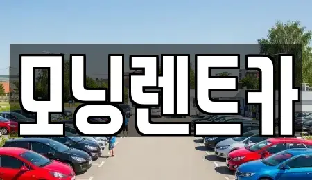 경기도 양주시 마전동 렌트카 전문 모닝렌트카