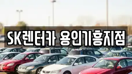 경기도 용인시 기흥구 신갈동 장기렌트카 전문 SK렌터카 용인기흥지점