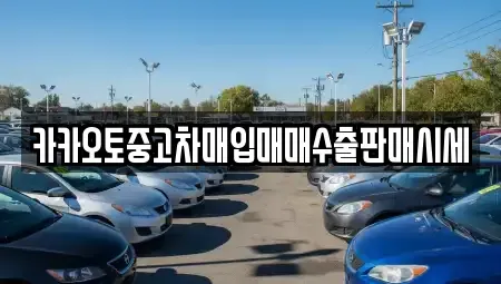 경기도 용인시 기흥구 신갈동 중고차매입 전문 카카오토중고차매입매매수출판매시세