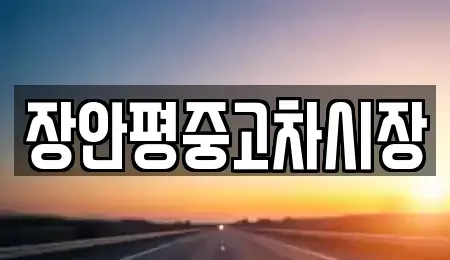 경기도 용인시 수지구 상현동 중고차 전문 장안평중고차시장