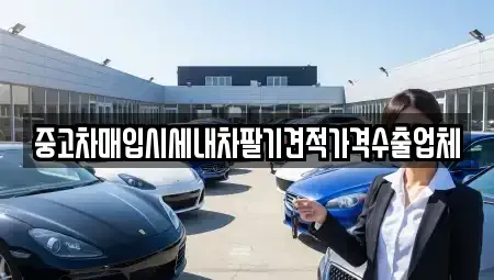경기도 용인시 수지구 상현동 중고차매입 전문 중고차매입시세내차팔기견적가격수출업체