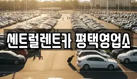 경기도 평택시 평택동 단기렌트카 전문 센트럴렌트카 평택영업소