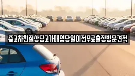 경기도 평택시 평택동 중고차매입 전문 중고차친절상담고가매입당일이전무료출장방문견적