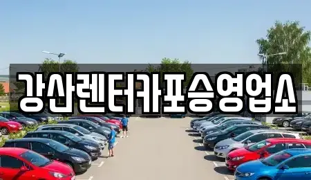 경기도 평택시 포승읍 렌트카 전문 강산렌터카포승영업소