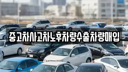 경기도 평택시 합정동 중고차매입 전문 중고차사고차노후차량수출차량매입