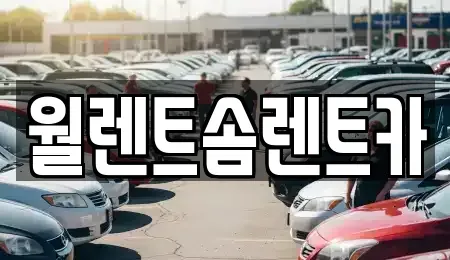 경기도 화성시 양감면 렌트카 전문 월렌트솜렌트카
