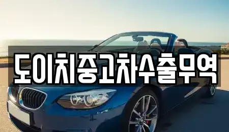 경남 고성군 대가면 중고차 전문 도이치중고차수출무역