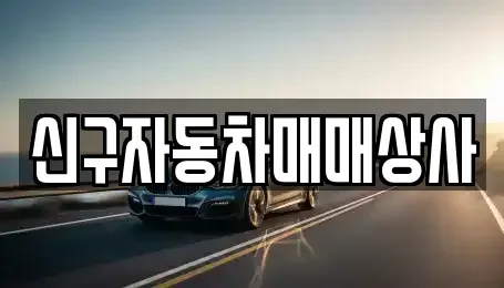 경남 고성군 상리면 중고차매매 전문 신구자동차매매상사