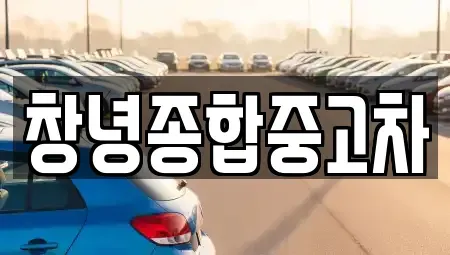 경남 창녕군 중고차매매 전문 창녕종합중고차