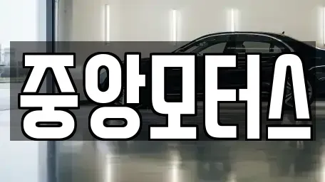경남 창원시 마산합포구 월남동1가 중고차 전문 중앙모터스