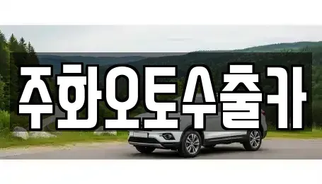 경남 창원시 마산회원구 구암동 중고차 전문 주화오토수출카