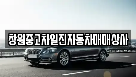 경남 창원시 마산회원구 구암동 중고차 전문 창원중고차일진자동차매매상사