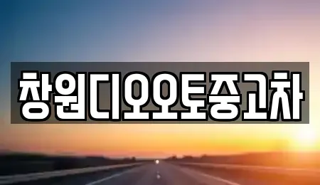 경남 창원시 성산구 덕정동 중고차 전문 창원디오오토중고차