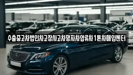 경남 창원시 의창구 동정동 중고차매입 전문 수출중고차법인차고장사고차망자차압류차1톤차매입센터