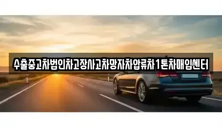 경남 창원시 진해구 가주동 중고차매입 전문 수출중고차법인차고장사고차망자차압류차1톤차매입센터