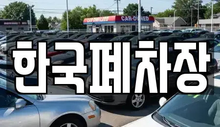 경남 함안군 대산면 중고차 전문 한국폐차장