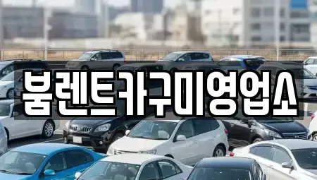 경북 김천시 남면 렌트카 전문 붐렌트카구미영업소