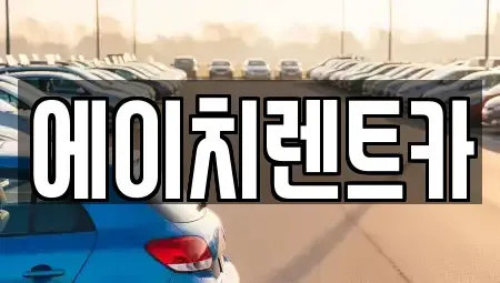 경북 성주군 대가면 렌트카 전문 에이치렌트카