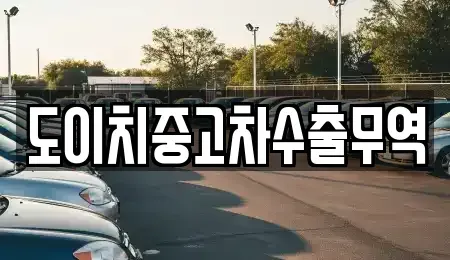 경북 안동시 수상동 중고차 전문 도이치중고차수출무역