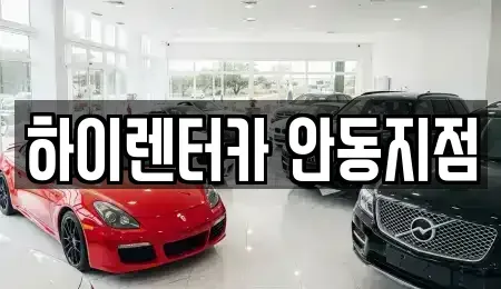 경북 안동시 안막동 렌트카 전문 하이렌터카 안동지점