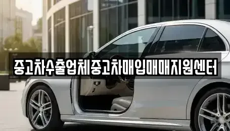 경북 안동시 안막동 중고차매입 전문 중고차수출업체중고차매입매매지원센터