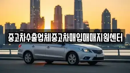 경북 영천시 금노동 중고차매입 전문 중고차수출업체중고차매입매매지원센터