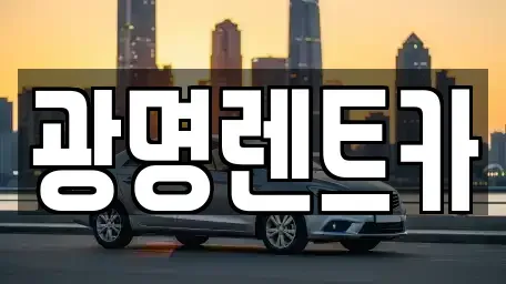 경북 포항시 북구 덕수동 렌트카 전문 광명렌트카