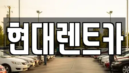 경북 포항시 북구 덕수동 렌트카 전문 현대렌트카