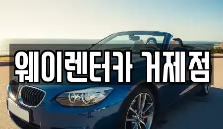 경상남도 거제시 상동동 렌트카 전문 웨이렌터카 거제점