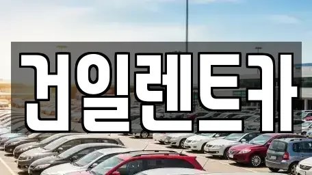 경상남도 김해시 어방동 장기렌트카 전문 건일렌트카