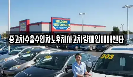 경상남도 사천시 향촌동 중고차매입 전문 중고차수출수입차노후차사고차량매입매매센타