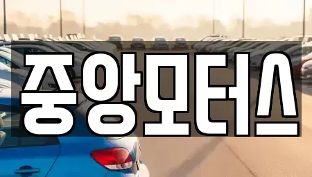 경상남도 창원시 마산합포구 장군동5가 중고차매매 전문 중앙모터스
