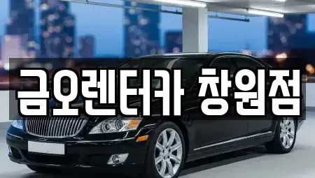 경상남도 창원시 마산회원구 렌트카 전문 금오렌터카 창원점