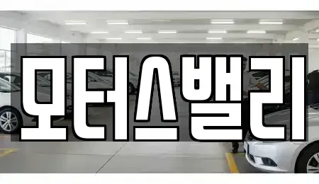 경상남도 창원시 마산회원구 중고차 전문 모터스밸리