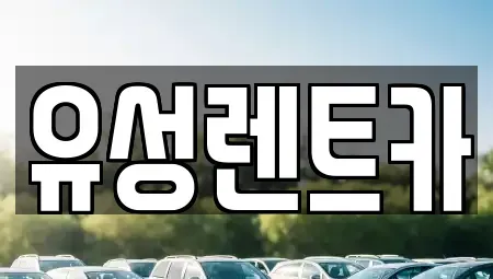경상남도 창원시 성산구 용호동 렌트카 전문 유성렌트카