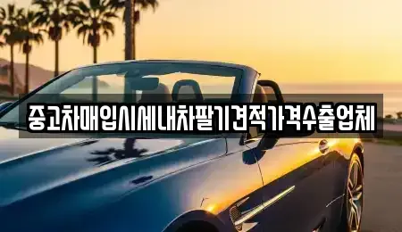 경상남도 창원시 의창구 사화동 중고차매입 전문 중고차매입시세내차팔기견적가격수출업체