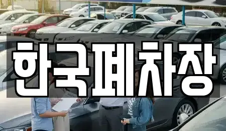 경상남도 함안군 칠북면 중고차 전문 한국폐차장