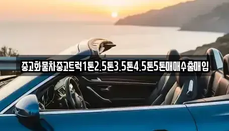 경상남도 합천군 쌍백면 중고차매매 전문 중고화물차중고트럭1톤2.5톤3.5톤4.5톤5톤매매수출매입